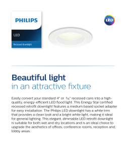 Beautiful light in an attractive fixture
