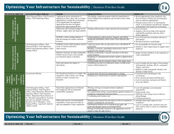 Business Priorities Guide - Center