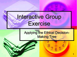 Ethics Decision Tree