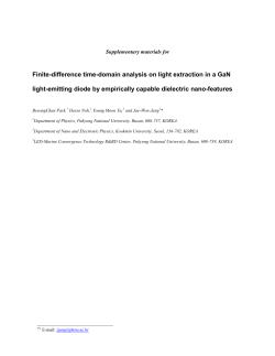 Finite-difference time-domain analysis on light