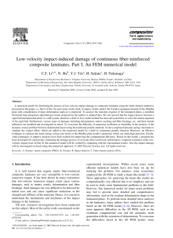 Low-velocity impact-induced damage of continuous fiber