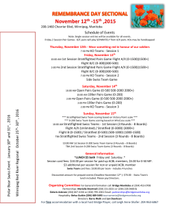 click here for this year`s schedule of events