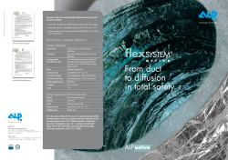 From duct to diffusion in total safety.