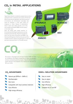 CO2 in RETAIL APPLICATIONS