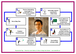 Find an interesting, meaningful or worthwhile problem to solve... Use