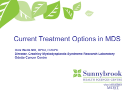MDS Treatment Options