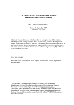 Establish existence of demand externality and measure impact for