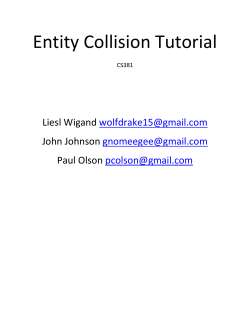 Collison Tutorial