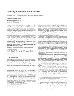 Learning to Remove Soft Shadows