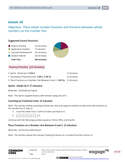 Place Fractions on a Number Line Between 0 and 1 (3