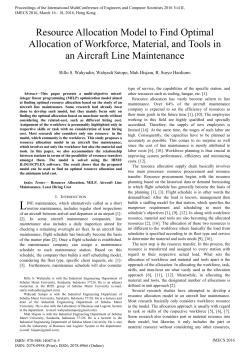 Resource Allocation Model to Find Optimal Allocation of