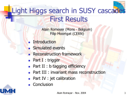 Light Higgs search in SUSY cascades
