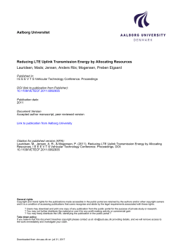 Reducing LTE Uplink Transmission Energy by Allocating Resources