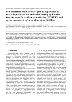Self-assembled multilayers of gold nanoparticles as versatile