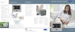 Infinity&reg; Touch Control
