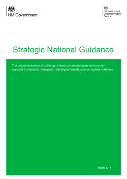 Strategic National Guidance
