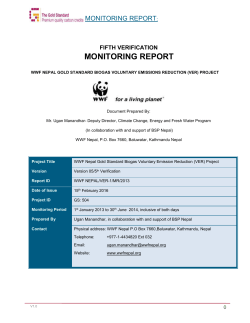 (GS) Monitoring Report