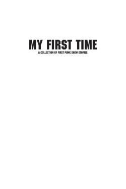 A Collection of First Punk Show Stories