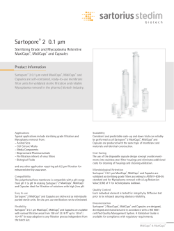 Sartopore® 2 0.1 µm