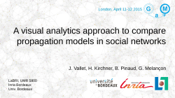 A visual analytics approach to compare propagation models in