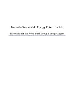 Toward a Sustainable Energy Future for All