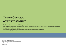 Game Design Studio 1