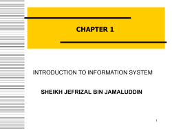 Executive Information System (EIS)