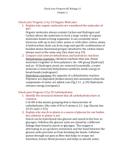 Check your Progress-BC Biology 12