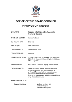 Findings - Antonio Carmelo Galeano