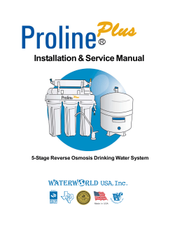 Proline Plus 5 stage Reverse Osmosis