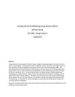 NX Tutorial - MSU College of Engineering