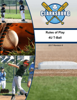 4U T-Ball Rules