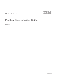 IBM Tivoli Directory Server: Problem Determination Guide