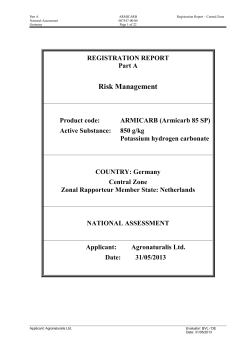 Potassium hydrogen carbonate final RR 1107 Part A National