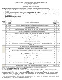Sample/Template Tournament Mission Possible Action Sequence