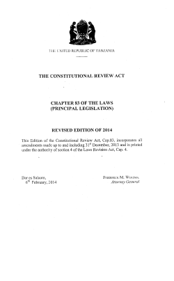 the constitutional review act chapter 83 of the laws
