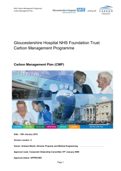 NHSCM3 CMP Template - Gloucestershire Hospitals NHS