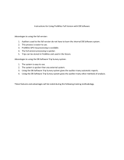 Instructions for Using ProMiles Full Version with DB Software