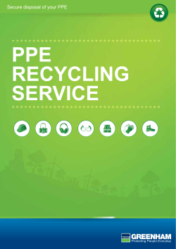 ppe recycling service