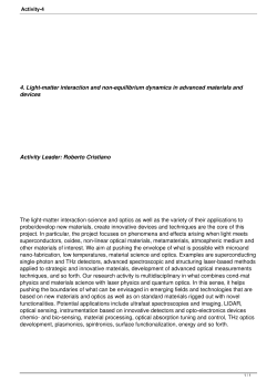 4. Light-matter interaction and non