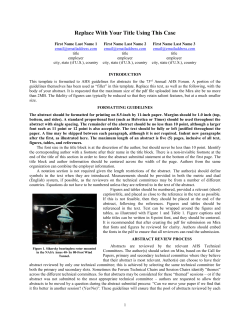 abstract review process - Mira Smart Conferencing