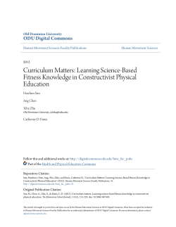 Curriculum Matters: Learning Science