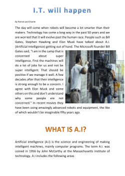 IT will happen - Holy Cross College