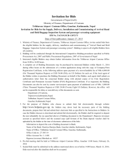 Invitation for Bids - Ministry of Finance