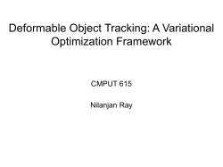 Deformable Object Tracking