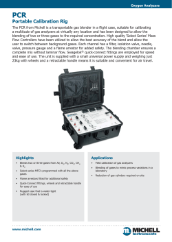 PCR Portable Calibration Rig