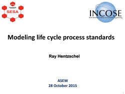 Modeling life cycle process standards