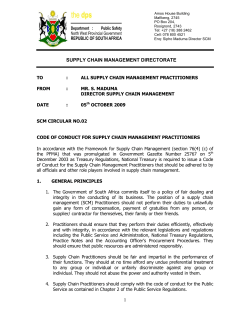 Circular No 02 Code of Conduct of Supply Chain