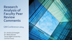 Title Layout - Quality Matters