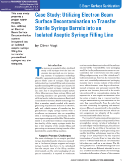 Case Study: Utilizing Electron Beam Surface Decontamination to
